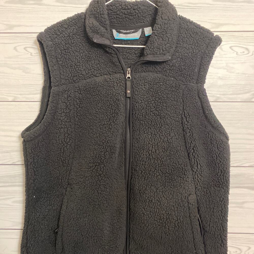 Free Country Fleece Vest Women’s Large • Outdoorcore Cabincore Fall Layering